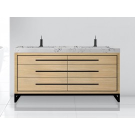 Estate 72" Double Natural Oak